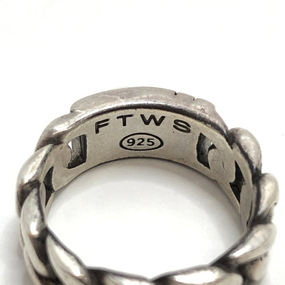 【中古品】【メンズ】 FOR THOSE WHO SIN フォー・ゾーズ・フー・シン CUBAN SHELL RING 指輪 リング パール シルバー 925 アクセサリー 192-260528-rs-04-fur サイズ：US8(約16号～17号相当) カラー：シルバー/ホワイト 万代Net店