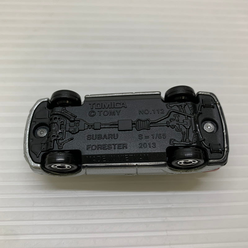 【現状渡し品】 タカラトミー トミカ No.112 スバル フォレスター シルバー ミニカー 長期保管品 062-251212-AS-7-min 万代Net店