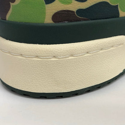 【中古品】【メンズ】 adidas アディダス × A BATHING APE FORUM 84 LOW 30TH ANNIVERSARY "GREEN CAMO" ID4771 フォーラム スニーカー シューズ 迷彩 靴 161-251217-rs-03-fur サイズ：26.0cm US8 カラー：カモフラージュ(グリーン系) 万代Net店