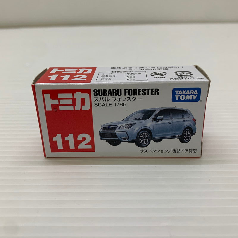 【現状渡し品】 タカラトミー トミカ No.112 スバル フォレスター シルバー ミニカー 長期保管品 062-251212-AS-7-min 万代Net店