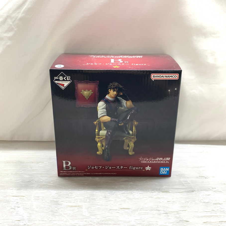 【中古品】 一番くじ ジョジョの奇妙な冒険 -THE★JOJO WORLD- B賞 ジョセフ・ジョースター figure フィギュア バンダイ 箱あり 051-261029-YT-06-min 万代Net店