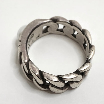 【中古品】【メンズ】 FOR THOSE WHO SIN フォー・ゾーズ・フー・シン CUBAN SHELL RING 指輪 リング パール シルバー 925 アクセサリー 192-260528-rs-04-fur サイズ：US8(約16号～17号相当) カラー：シルバー/ホワイト 万代Net店