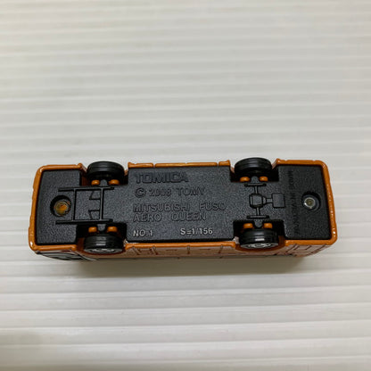 【中古品】 タカラトミー トミカ 三菱ふそう エアロクィーン 1/156 ミニカー 長期保管品 062-251212-AS-8-min 万代Net店