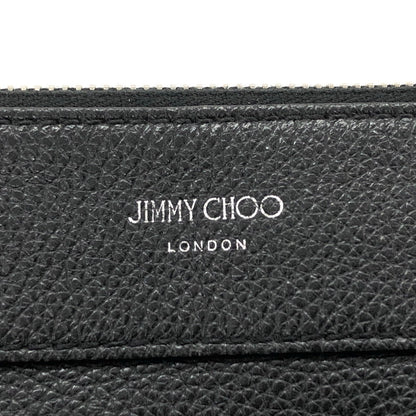 【中古品】【メンズ/レディース】 JIMMY CHOO ジミーチュウ KIMI-N クロスボディバック ショルダーバッグ クラッチバッグ 星 スター スタッズ 鞄 188-250212-rs-02-fur カラー：ブラック 万代Net店