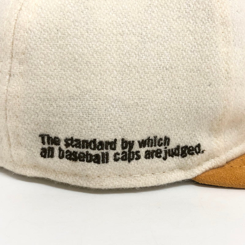 【現状渡し品】【メンズ/レディース】 NEW ERA ニューエラ RC 9FIFTY ニューヨーク・ヤンキース オフホワイト マスタードスウェードバイザー キャップ 帽子 アクセサリー 185-260305-rs-05-fur サイズ：F カラー：オフホワイト系/マスタード 万代Net店