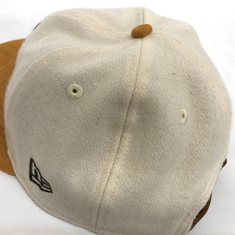 【現状渡し品】【メンズ/レディース】 NEW ERA ニューエラ RC 9FIFTY ニューヨーク・ヤンキース オフホワイト マスタードスウェードバイザー キャップ 帽子 アクセサリー 185-260305-rs-05-fur サイズ：F カラー：オフホワイト系/マスタード 万代Net店