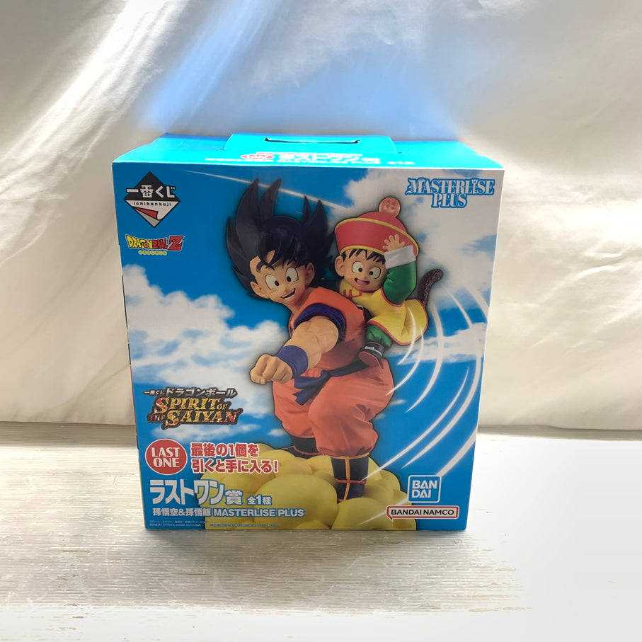 【中古品】 一番くじ ドラゴンボール SPIRIT OF THE SAIYAN ラストワン賞 孫悟空&孫悟飯 MASTERLISE PLUS フィギュア バンダイ 箱あり 050-261029-YT-08-min 万代Net店