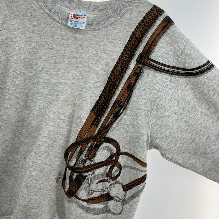 【中古品】【メンズ】 HANES スウェット 146-260223-WA-07-iwa サイズ：M カラー：グレー 万代Net店