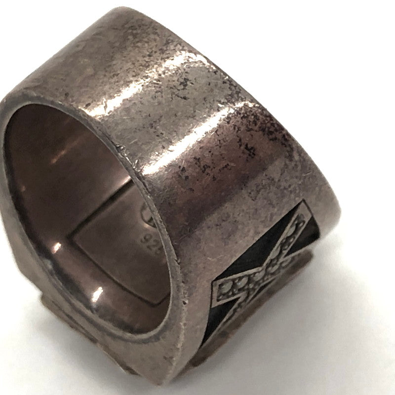 【現状渡し品】【メンズ】 Justin Davis ジャスティンデイビス SEX RING SRJ504 リング 指輪 シルバー 925 アクセサリー 192-250212-rs-04-fur サイズ：実寸 約18号 カラー：シルバー 万代Net店