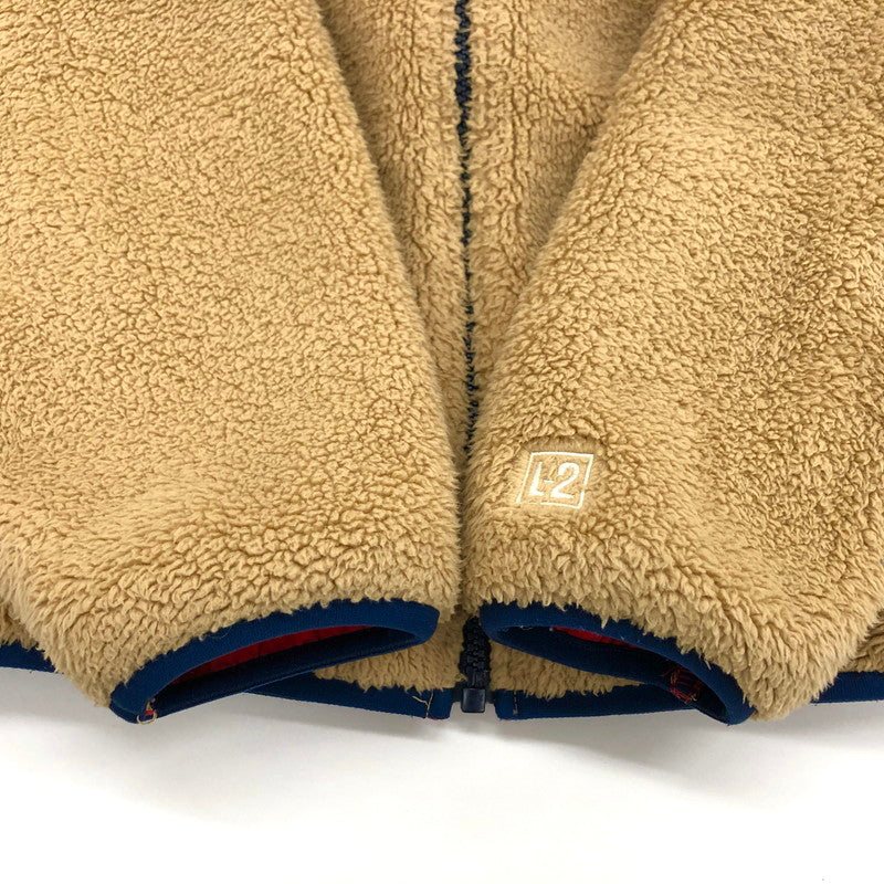 【中古品】【メンズ】 STANDARD CALIFORNIA スタンダードカリフォルニア SD Classic Pile Hood Jacket パイルフードジャケット ボア フリースジャケット アウター 140-240618-rs-04-fur サイズ：M カラー：ベージュ/ネイビー 万代Net店