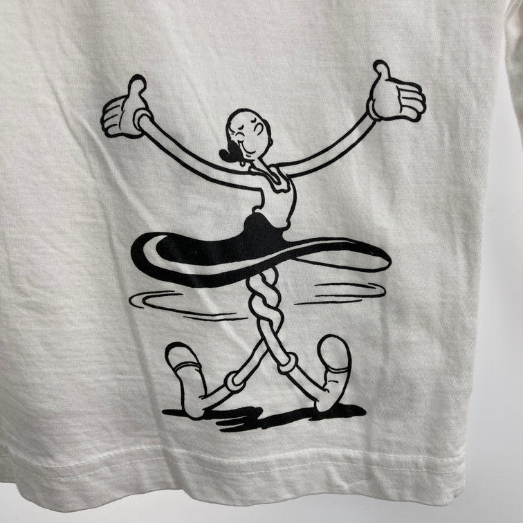 【中古品】【メンズ】 POPEYE L/S TEE ロンT 長袖 Tシャツ 147-260223-WA-09-iwa サイズ：LL カラー：ホワイト 万代Net店