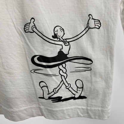 【中古品】【メンズ】 POPEYE L/S TEE ロンT 長袖 Tシャツ 147-260223-WA-09-iwa サイズ：LL カラー：ホワイト 万代Net店