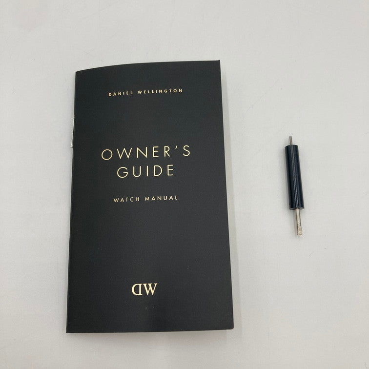 【現状渡し品】【メンズ/レディース】 Daniel Wellington ダニエルウェリントン 腕時計 32mm 革ベルト アナログ時計 197-251219-SY-08-iwa カラー：ホワイト/ゴールド/ブラウン系 万代Net店