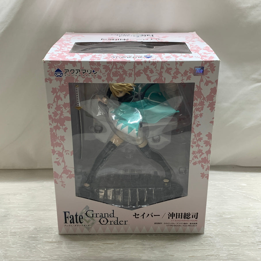 【現状渡し品】 Fate Grand Order フェイト グランドオーダー セイバー 沖田総司 フィギュア アクアマリン 箱あり 053-261029-YT-11-min 万代Net店