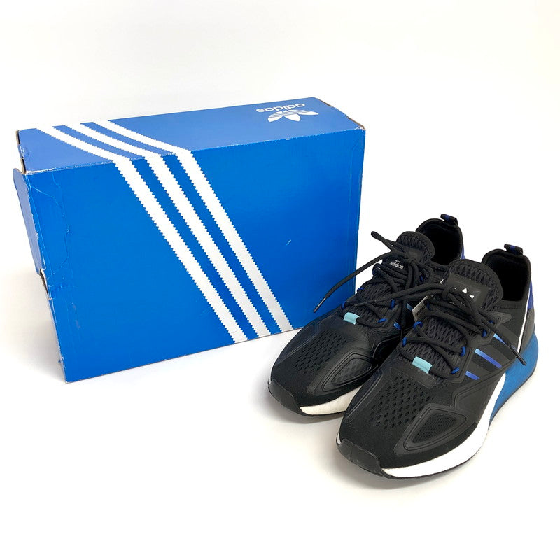 【中古品】【メンズ】 adidas アディダス ZX2K BOOST FY1458 ブースト スニーカー シューズ 靴 161-241016-rs-02-fur サイズ：26.0cm US 8 カラー：ブラック/ブルー 万代Net店