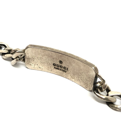 【現状渡し品】【メンズ/レディース】 GUCCI グッチ GG Bee Engraved Bracelet 728264 エングレービング ブレスレット ハチ シルバー 925 アクセサリー 182-251217-rs-07-fur カラー：シルバー 万代Net店