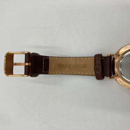 【現状渡し品】【メンズ/レディース】 Daniel Wellington ダニエルウェリントン 腕時計 32mm 革ベルト アナログ時計 197-251219-SY-08-iwa カラー：ホワイト/ゴールド/ブラウン系 万代Net店