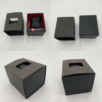 【中古品】【メンズ】 TECHNOS テクノス 腕時計 カーボン セラミック CARBON CERAMIC アナログ時計 197-260226-SY-06-iwa カラー：ブラック/シルバー/カーボン 万代Net店