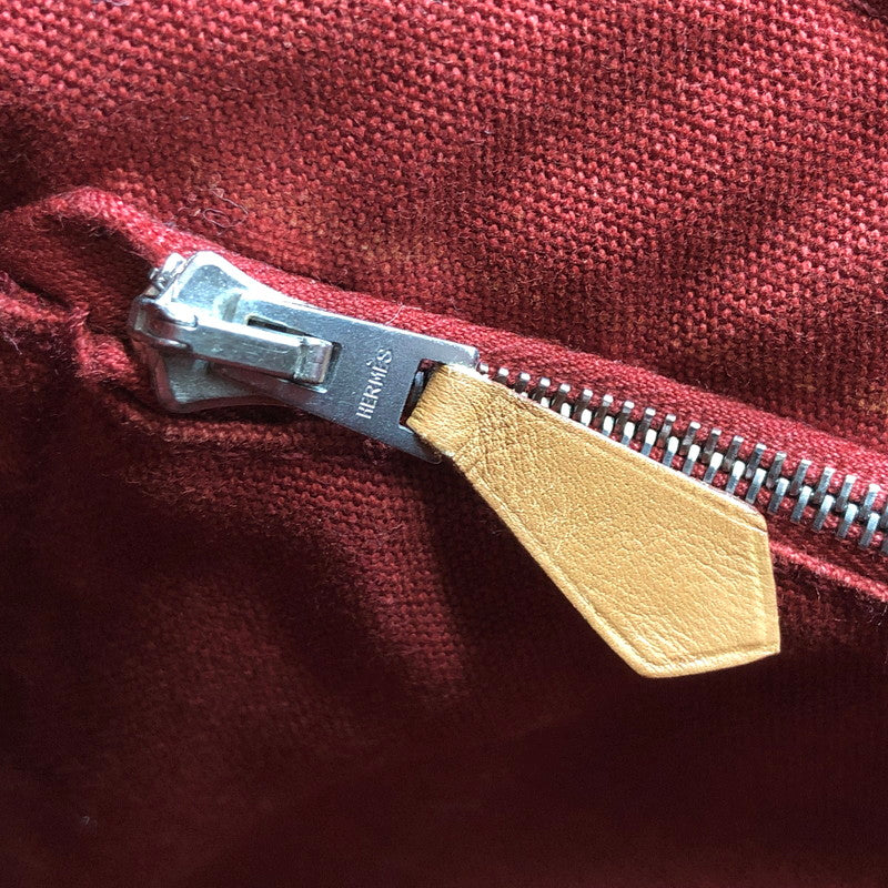【現状渡し品】【メンズ/レディース】 HERMES エルメス フールトゥMM トートバッグ キャンバス バッグ 鞄 180-251218-rs-01-fur カラー：レッド系 万代Net店