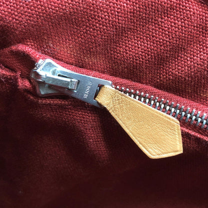 【現状渡し品】【メンズ/レディース】 HERMES エルメス フールトゥMM トートバッグ キャンバス バッグ 鞄 180-251218-rs-01-fur カラー：レッド系 万代Net店