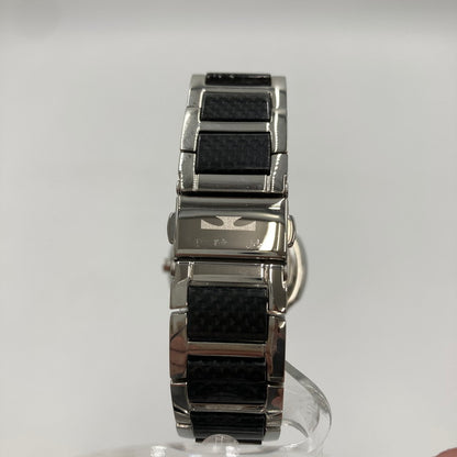 【中古品】【メンズ】 TECHNOS テクノス 腕時計 カーボン セラミック CARBON CERAMIC アナログ時計 197-250203-OR-02-iwa カラー：ブラック/シルバー/カーボン 万代Net店