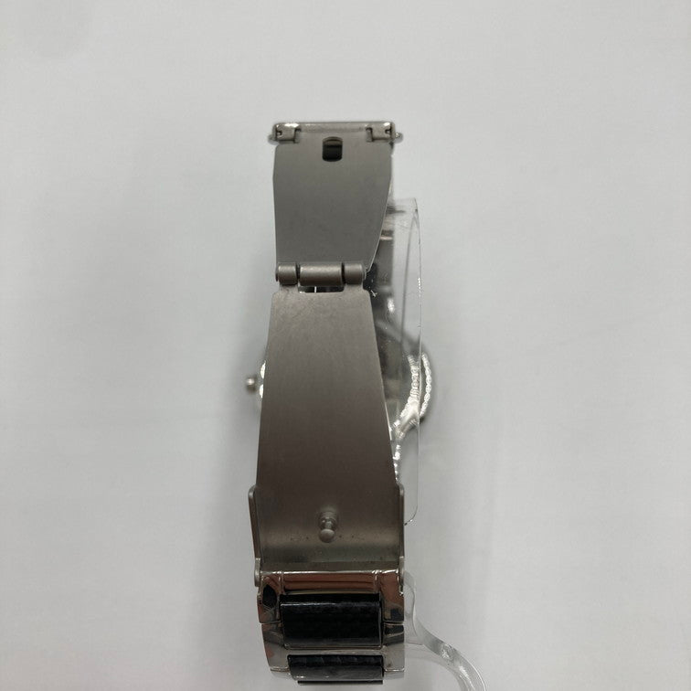 【中古品】【メンズ】 TECHNOS テクノス 腕時計 カーボン セラミック CARBON CERAMIC アナログ時計 197-260226-SY-06-iwa カラー：ブラック/シルバー/カーボン 万代Net店