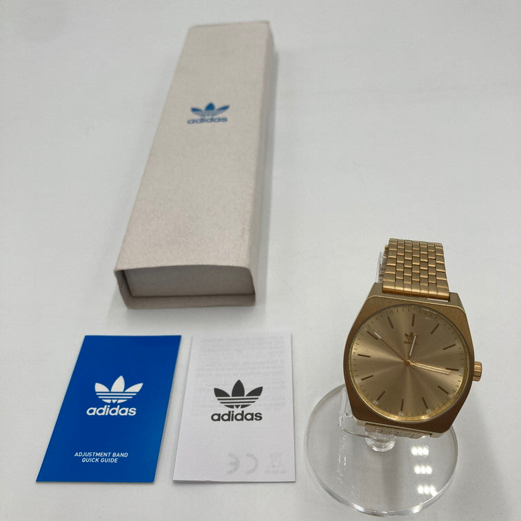 【中古品】【メンズ】 adidas アディダス ADIDAS Z02502 PROCES M1 腕時計 メタルバンドアナログ時計 197-251219-SY-06-iwa カラー：ゴールド 万代Net店