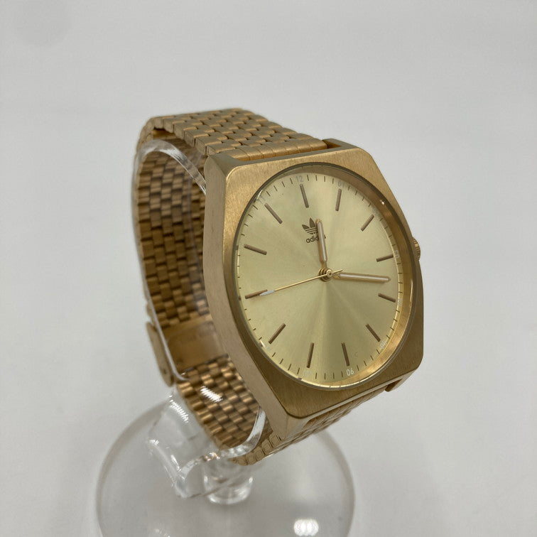 【中古品】【メンズ】 adidas アディダス ADIDAS Z02502 PROCES M1 腕時計 メタルバンドアナログ時計 197-251219-SY-06-iwa カラー：ゴールド 万代Net店