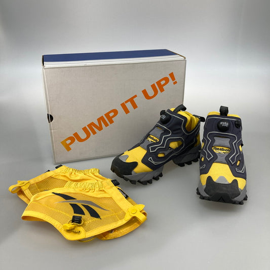 【中古品】【メンズ/レディース】 Reebok リーボック EG3572 INSTAPUMP FURYTRAIL SHROUD スニーカー 162-251119-WA-08-iwa サイズ：25cm カラー：イエロー グレー系 万代Net店