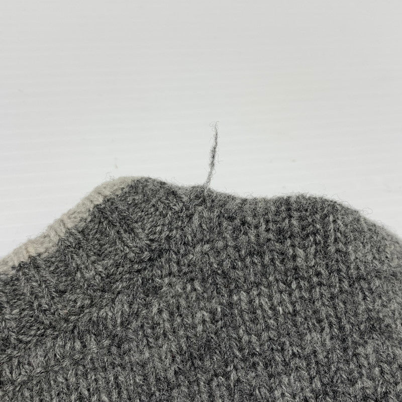 【現状渡し品】【メンズ】 SPORTSWEAR BY REVERE スポーツウェア バイ リビア SHETLAND WOOL CREW KNIT VINTAGE シェットランド ウール クルー ニット トップス セーター 145-260203-ko-15-tei サイズ：M カラー：グリーン 万代Net店