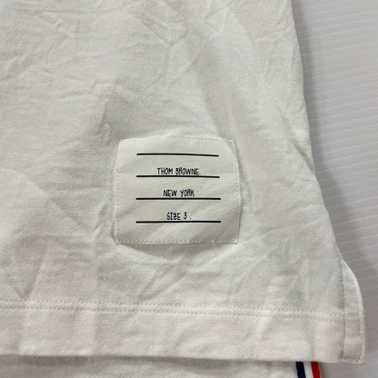 【中古品】【メンズ】 COTTON S/S TEE MJS067A-00042-100 コットン ショートスリーブ Tシャツ 半袖 トップス 141-250918-yo-05-fuzh サイズ：3 カラー：ホワイト 万代Net店