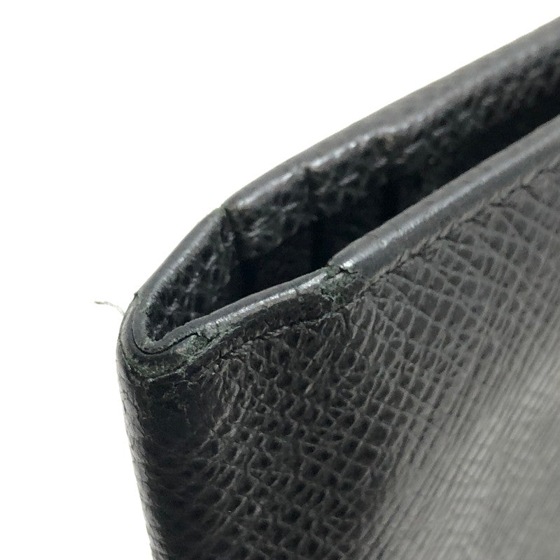 【中古品】【メンズ/レディース】 LOUIS VUITTON ルイ・ヴィトン M32572 タイガ ポルトフォイユ・ブラザ 長財布 ロングウォレット 179-260306-rs-01-fur カラー：ブラック 万代Net店