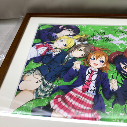 【現状渡し品】 ラブライブ キャスト9人直筆サイン入り複製原画 053-261030-MS-08-min 万代Net店
