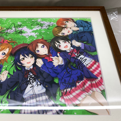 【現状渡し品】 ラブライブ キャスト9人直筆サイン入り複製原画 053-261030-MS-08-min 万代Net店