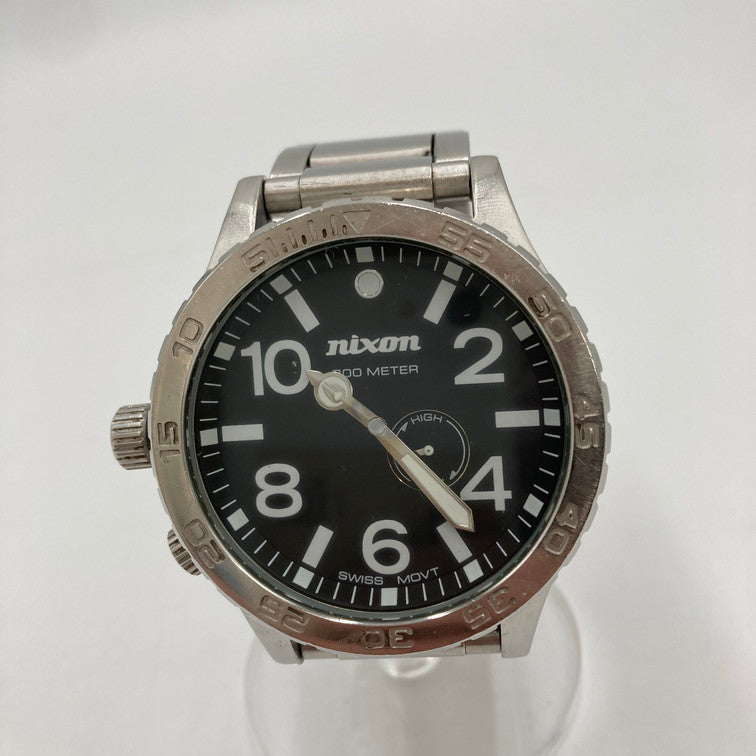 【現状渡し品】【メンズ】  NIXON THE 51-30 腕時計 メタルバンド ステンレス アナログ時計 197-250204-OR-02-iwa カラー：ブラック/シルバー系 万代Net店