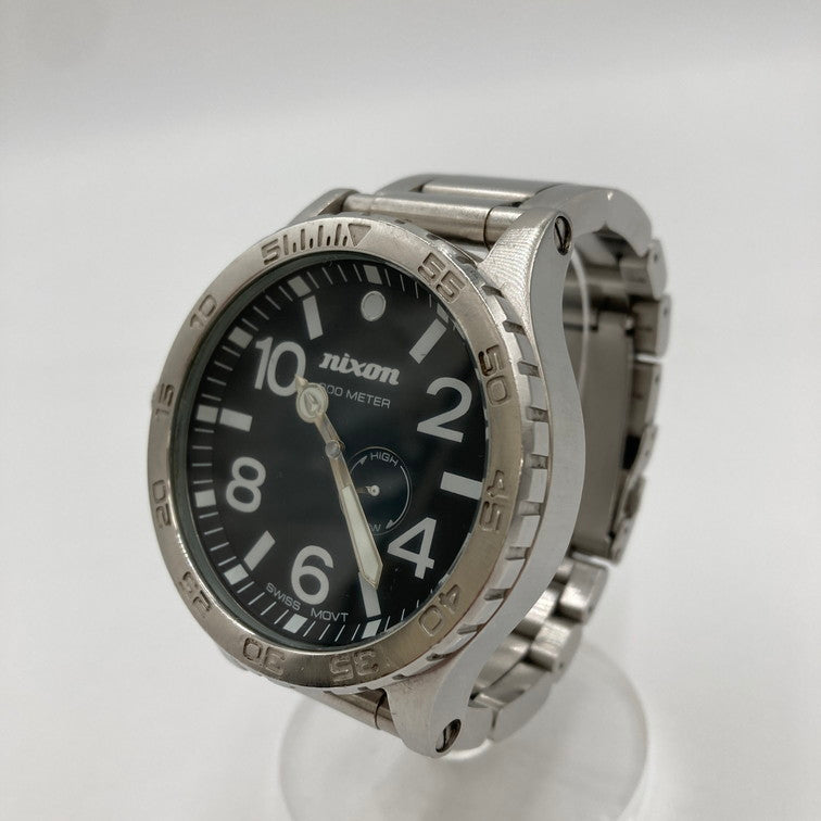 【現状渡し品】【メンズ】  NIXON THE 51-30 腕時計 メタルバンド ステンレス アナログ時計 197-250204-OR-02-iwa カラー：ブラック/シルバー系 万代Net店