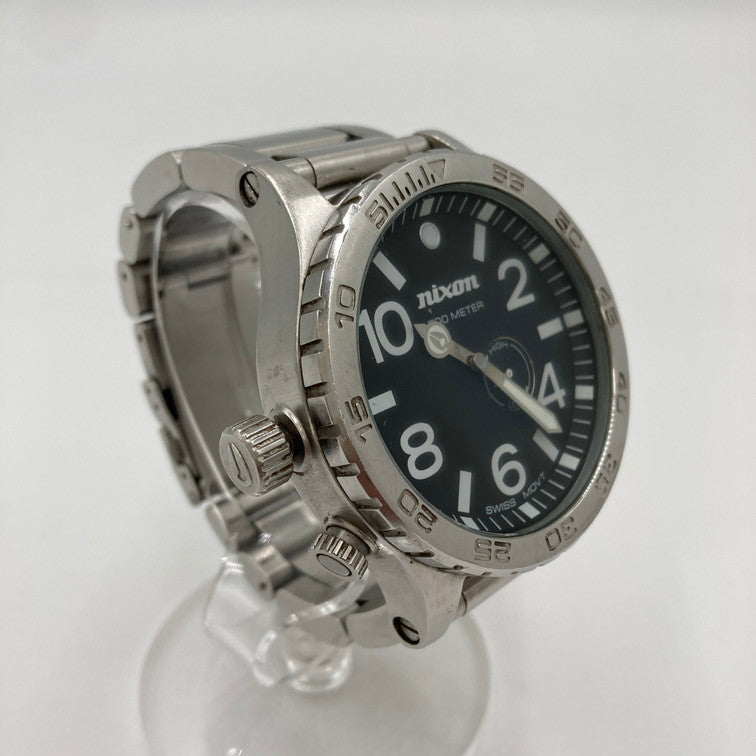 【現状渡し品】【メンズ】  NIXON THE 51-30 腕時計 メタルバンド ステンレス アナログ時計 197-250204-OR-02-iwa カラー：ブラック/シルバー系 万代Net店