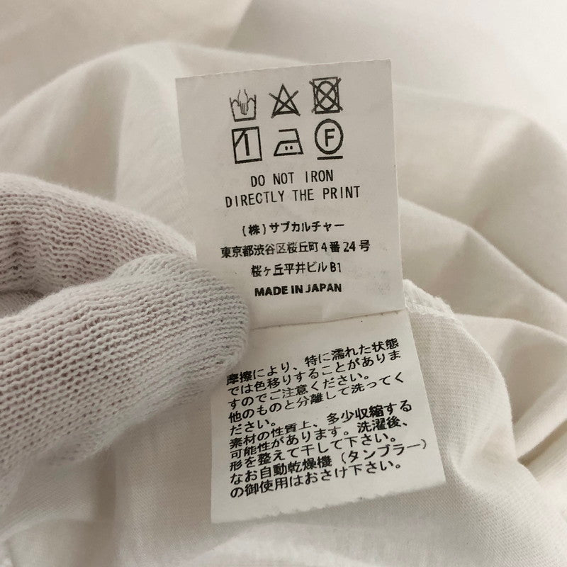 【現状渡し品】【メンズ】 Subculture サブカルチャー Chopper T-Shirt SCST-S2104 半袖 Tシャツ トップス 142-260306-rs-03-fur サイズ：2 カラー：ホワイト 万代Net店