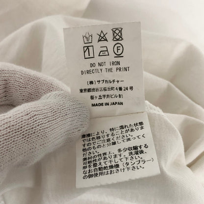 【現状渡し品】【メンズ】 Subculture サブカルチャー Chopper T-Shirt SCST-S2104 半袖 Tシャツ トップス 142-260306-rs-03-fur サイズ：2 カラー：ホワイト 万代Net店