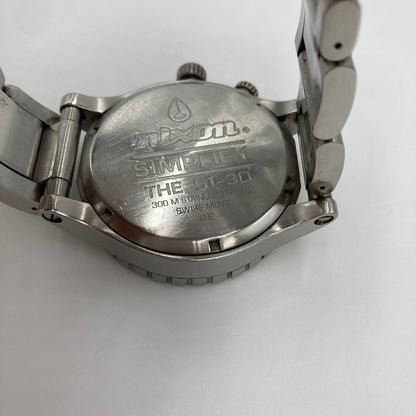 【現状渡し品】【メンズ】  NIXON THE 51-30 腕時計 メタルバンド ステンレス アナログ時計 197-250204-OR-02-iwa カラー：ブラック/シルバー系 万代Net店