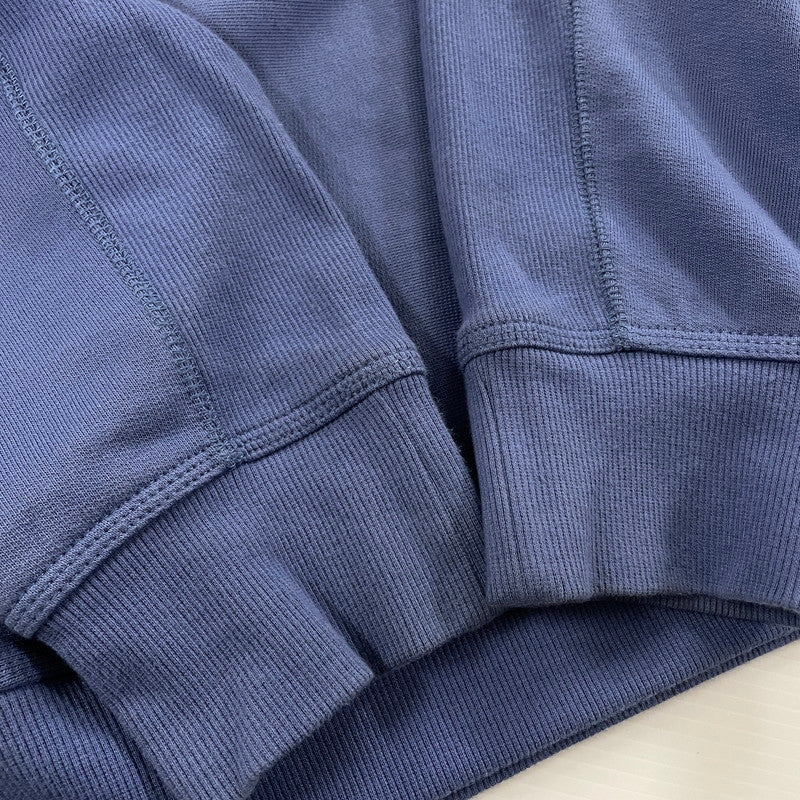 【中古品】【メンズ】 Carhartt WIP カーハート ワークインプログレス HOODED AMERICAN SCRIPT SWEAT I028279 フーデッド アメリカン スクリプト スウェット 長袖 トップス プルオーバー パーカー 145-250918-yo-11-tei サイズ：S カラー：ブルー 万代Net店