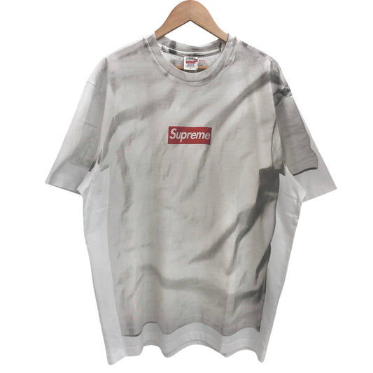【中古美品】【メンズ】 SUPREME × MM6 MAISON MARGIELA シュプリーム メゾンマルジェラ 24SS BOX LOGO TEE 半袖 Tシャツ トップス 149-260529-rs-07-fur サイズ：L カラー：ホワイト/グレー 万代Net店