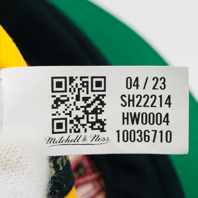 【中古品】【メンズ/レディース】 MITCHELL＆NESS ミッチェルアンドネス スナップバックキャップ 帽子 185-250927-hn-04-fur サイズ：表記なし カラー：イエロー/グリーン 万代Net店