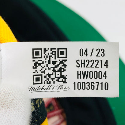 【中古品】【メンズ/レディース】 MITCHELL＆NESS ミッチェルアンドネス スナップバックキャップ 帽子 185-250927-hn-04-fur サイズ：表記なし カラー：イエロー/グリーン 万代Net店