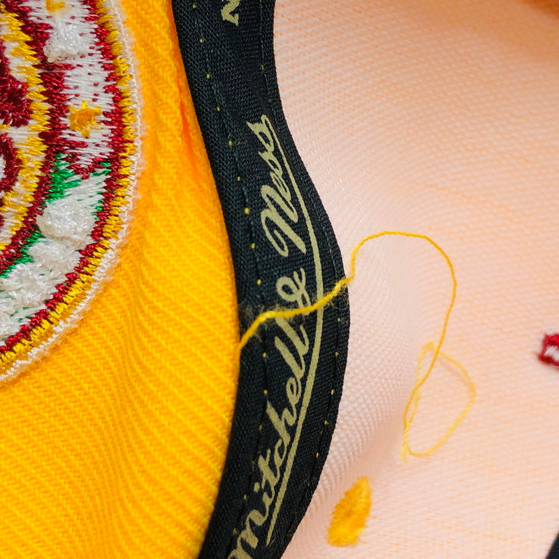 【中古品】【メンズ/レディース】 MITCHELL＆NESS ミッチェルアンドネス スナップバックキャップ 帽子 185-250927-hn-04-fur サイズ：表記なし カラー：イエロー/グリーン 万代Net店
