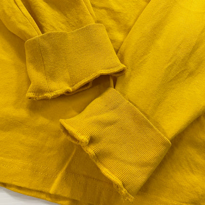 【中古品】【メンズ】 Carhartt WIP カーハート ワークインプログレス L/S 89 RINGER T-SHIRT I034714 ロングスリーブ 89 リンガー Tシャツ 長袖 トップス 145-250918-yo-13-tei サイズ：S カラー：イエロー 万代Net店