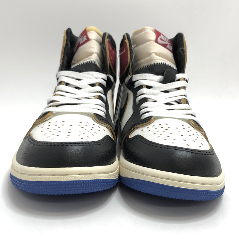 【中古美品】【メンズ】 NIKE × FRAGMENT DESIGN × UNION ナイキ フラグメント ユニオン AIR JORDAN 1 HIGH OG IO7847-002 エアジョーダン スニーカー シューズ 靴 160-260529-rs-08-fur サイズ：27.5cm US9.5 カラー：ホワイト/ブラック/ブルー/レッド 万代Net店