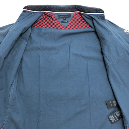 【現状渡し品】【メンズ】 TOMMY HILFIGER トミーヒルフィガー L/S SHIRT 長袖 シャツ トップス 古着 147-260529-rs-09-fur サイズ：S カラー：ブルー 万代Net店