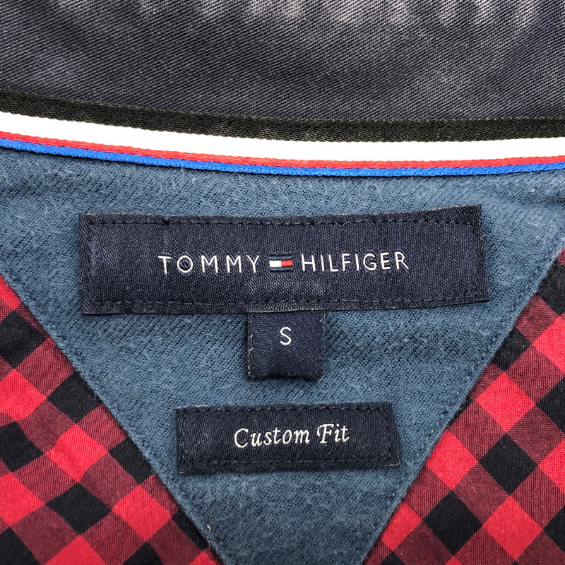 【現状渡し品】【メンズ】 TOMMY HILFIGER トミーヒルフィガー L/S SHIRT 長袖 シャツ トップス 古着 147-260529-rs-09-fur サイズ：S カラー：ブルー 万代Net店
