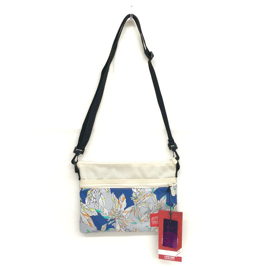 【中古美品】【メンズ/レディース】 Manhattan Portage マンハッタンポーテージ HARLEM BAG 1084-LBTY-19SS ハーレムバッグ ショルダーバッグ クラッチバッグ サコッシュ ポーチ バッグ 鞄 189-240619-rs-09-fur カラー：ネイビー/アイボリー 万代Net店